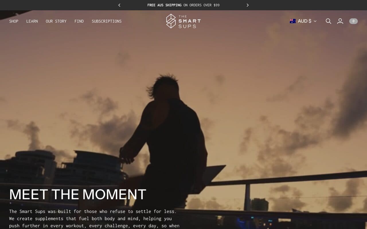 The Smart Sups website built by Summit Growth Systems